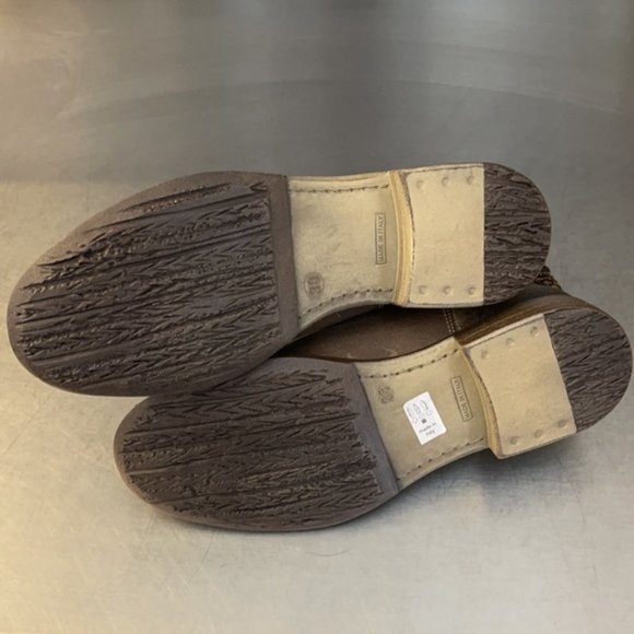 Belted taupe leather boots from Sundance - Picture 6 of 7